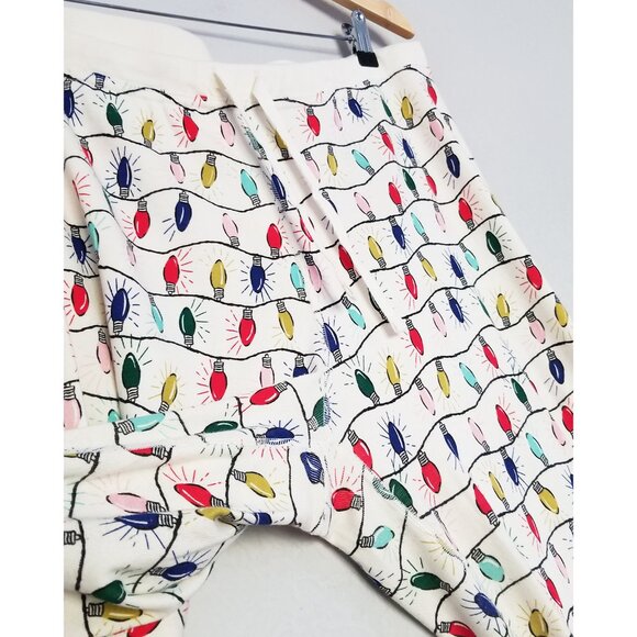 Hanna Andersson Holiday Christmas Long John Pajama Pants Bottoms XXL Bright Bulb - Picture 11 of 16